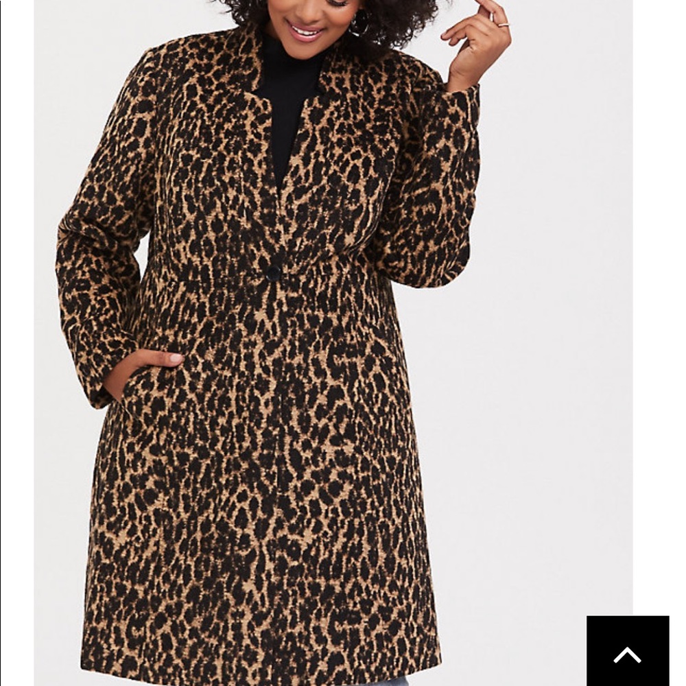 Torrid Leopard Print Jacket 1x NWT